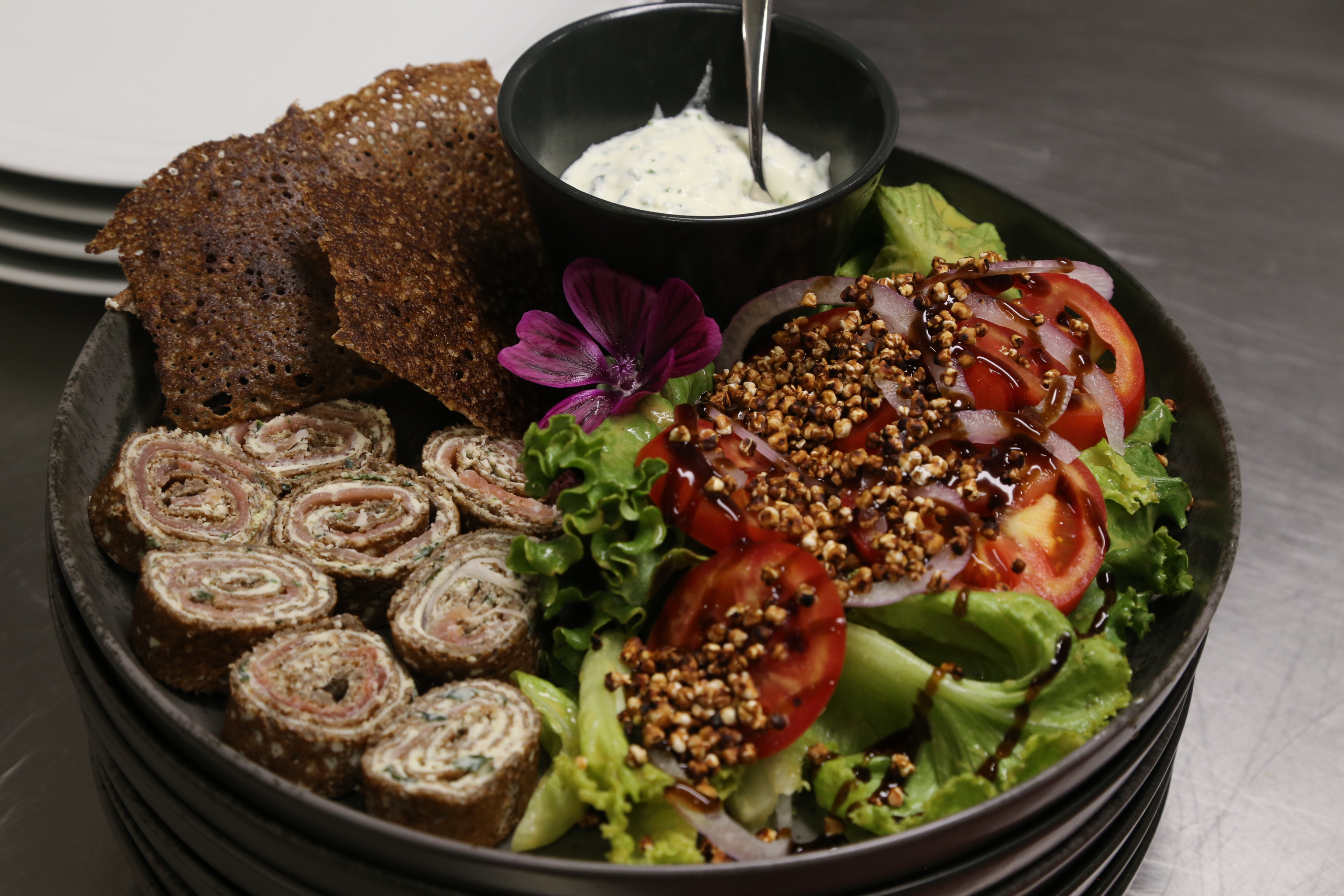 Salade roulés jambon de Luxeuil